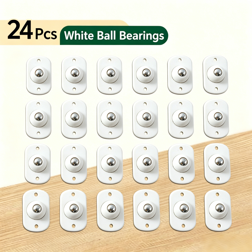 🔄 360 Degree Rotation Self Adhesive Mini Caster Wheels