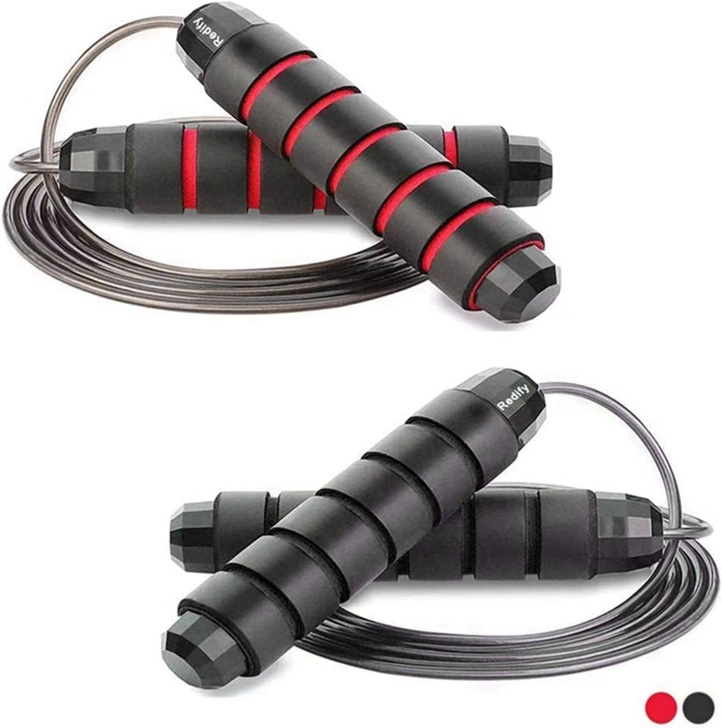 Jump Rope,Jump Ropes for Fitness for Women Men and Kids,Speed Jumping Rope for Workout with Ball Bearings,Adjustable Skipping Rope for Exercise&Slim Body at Home School Gym