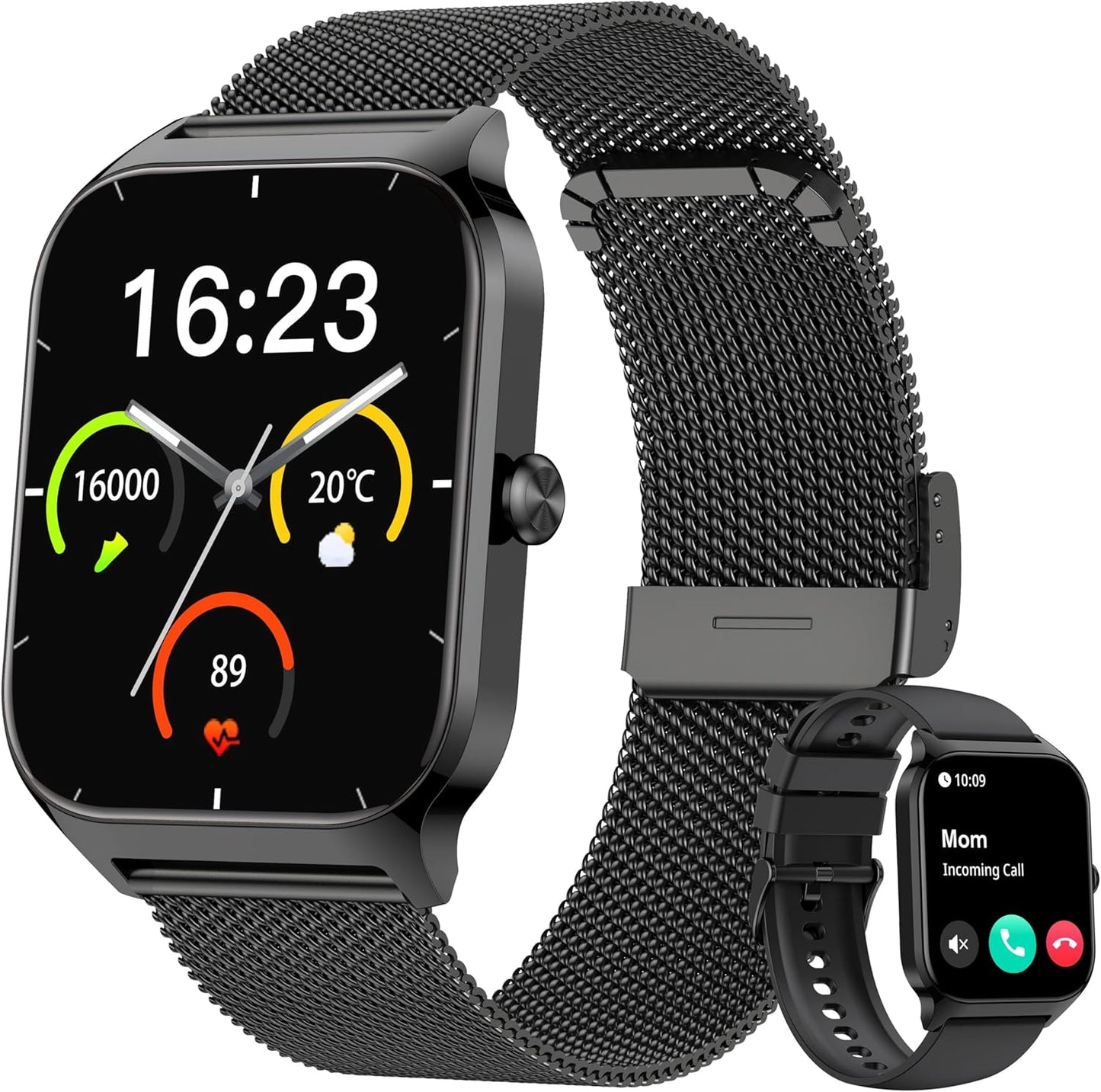 Smart Watch Women, Calls/BloodPressure/100+ Sports SmartwatchWoman, Respiratory Rate Heart RateBlood Oxygen Sleep, Watch Android iOS