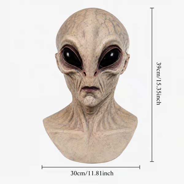 đ„Last Day 50% OFF -Ultra-Realistic Alien Silicone Mask â Adult Halloween Costume & Cosplay Prop