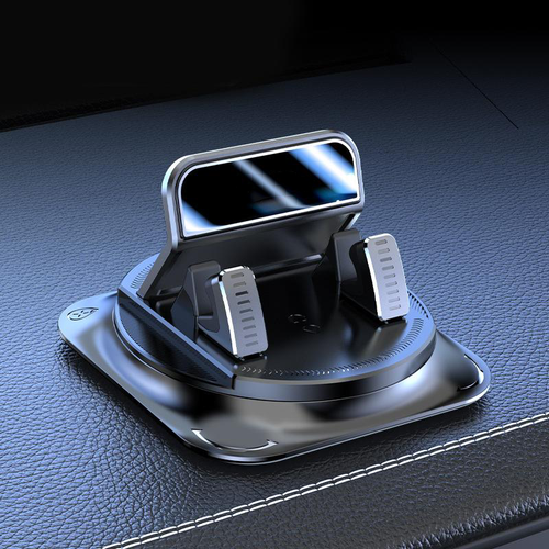 Rotating car phone holder with strong suction cup