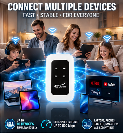 [Global Coverage, Free for Life] Boundless Portable Wi-Fi– 🛡️, No Contract, No Hidden Costs