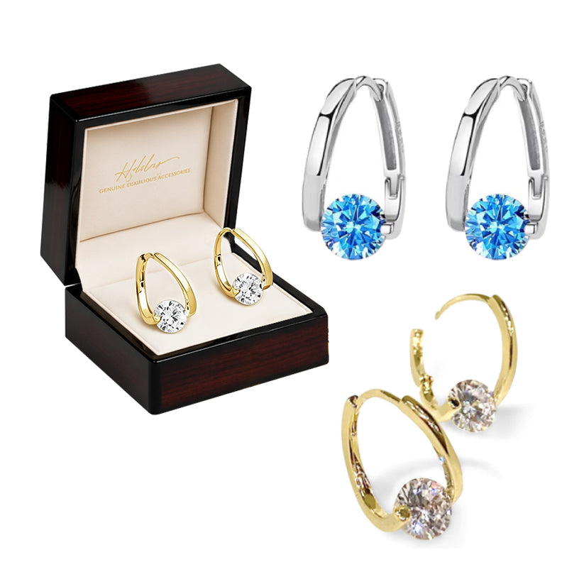 Stylish and luxurious earrings