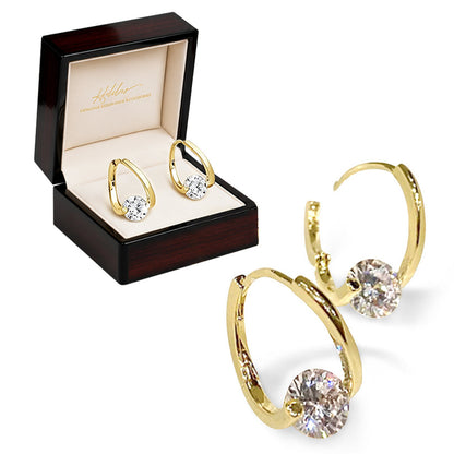 Stylish and luxurious earrings