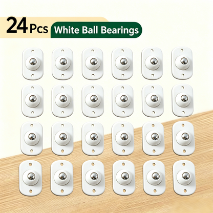 🔄 360 Degree Rotation Self Adhesive Mini Caster Wheels