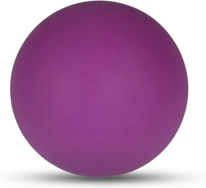Massage Lacrosse Ball for Sore Muscles, Shoulders, Neck, Back, Foot, Body, Deep Tissue, Trigger Point, Muscle Knots, Yoga and Myofascial Release (Blue)