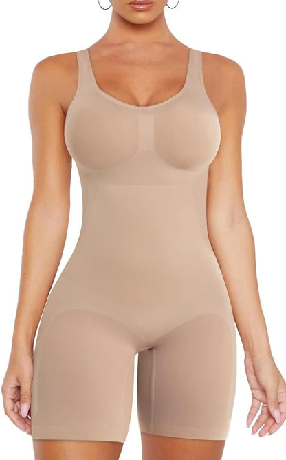 Shorts Bodysuit for Women TummyControl Shapewear Seamless Sexy ButtLifting Workout Bodycon One Piece ShortJumpsuit