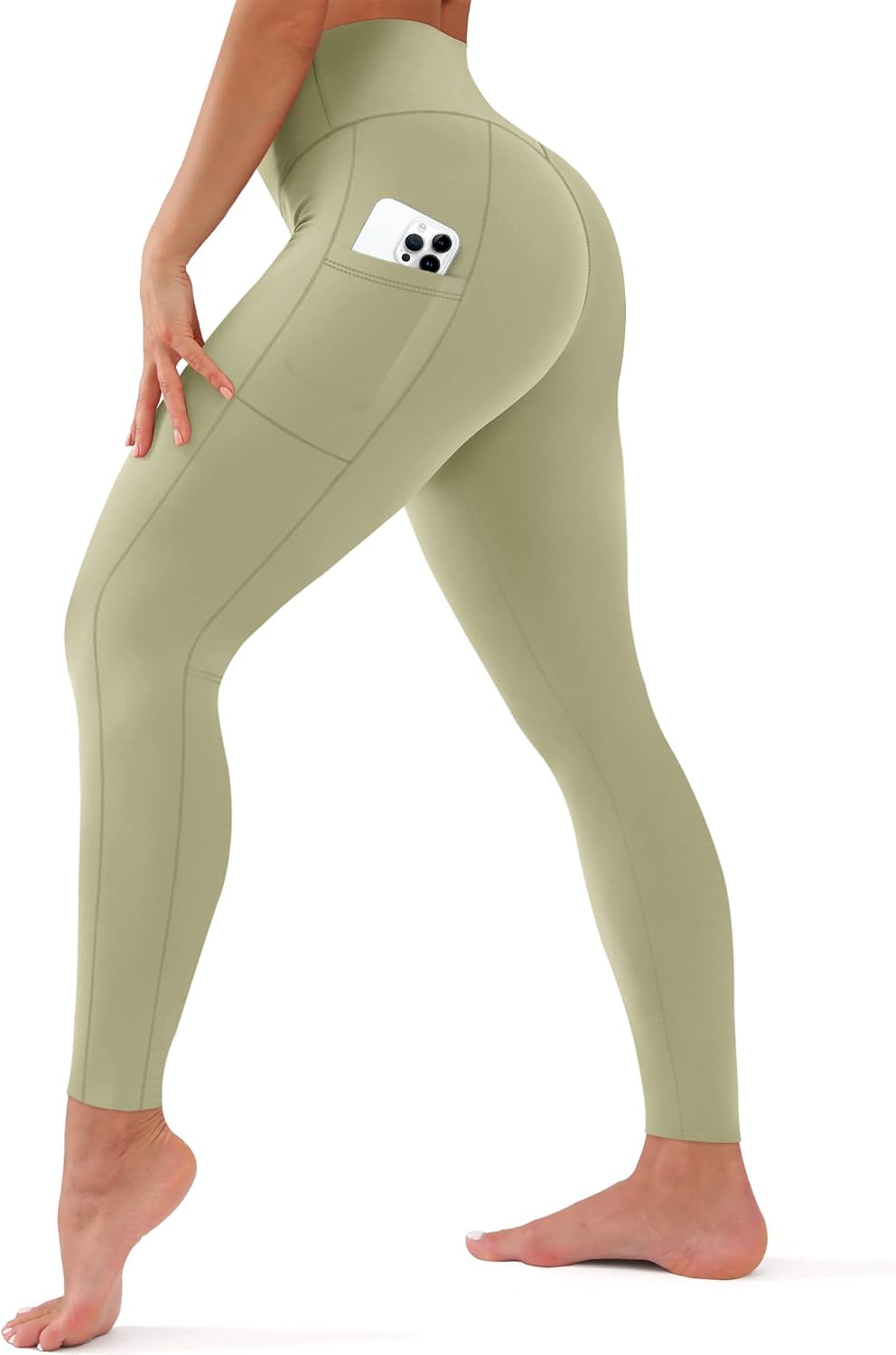 Leggings for Women - High Waisted Full Length Buttery Soft Yoga Pants for Workout Athletic Daily