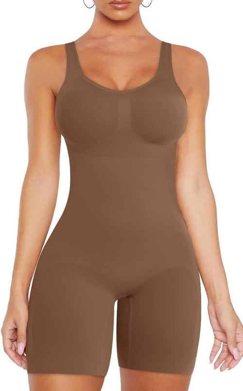 Shorts Bodysuit for Women TummyControl Shapewear Seamless Sexy ButtLifting Workout Bodycon One Piece ShortJumpsuit