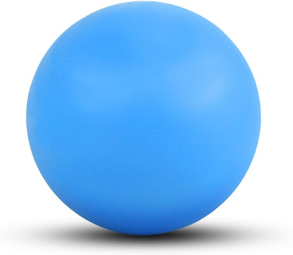 Massage Lacrosse Ball for Sore Muscles, Shoulders, Neck, Back, Foot, Body, Deep Tissue, Trigger Point, Muscle Knots, Yoga and Myofascial Release (Blue)