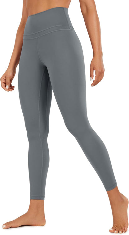 Workout Leggings 25'' - High Waist Yoga Training Tight Womens Pants