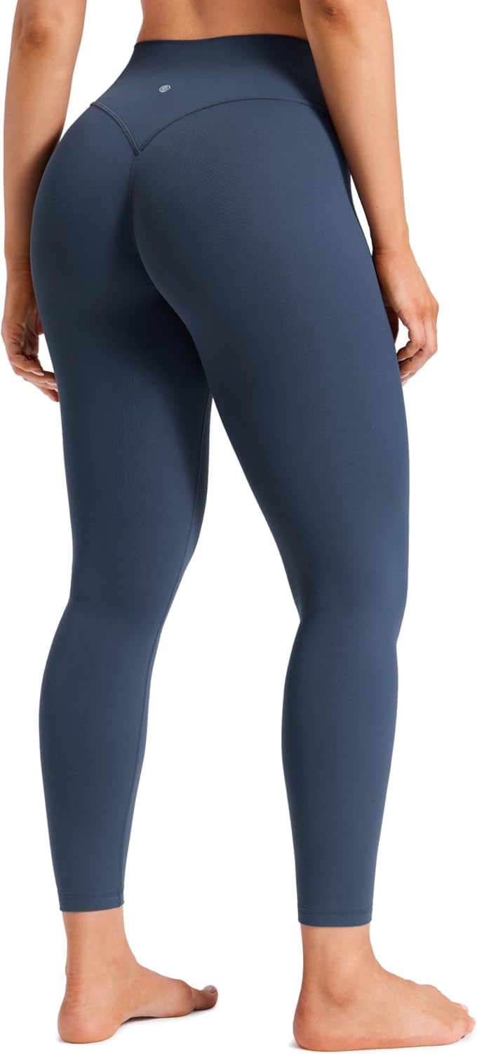 Minor No Front Seam Leggings 25" - High Waisted Womens Yoga Pants Buttery Soft Booty Lifting