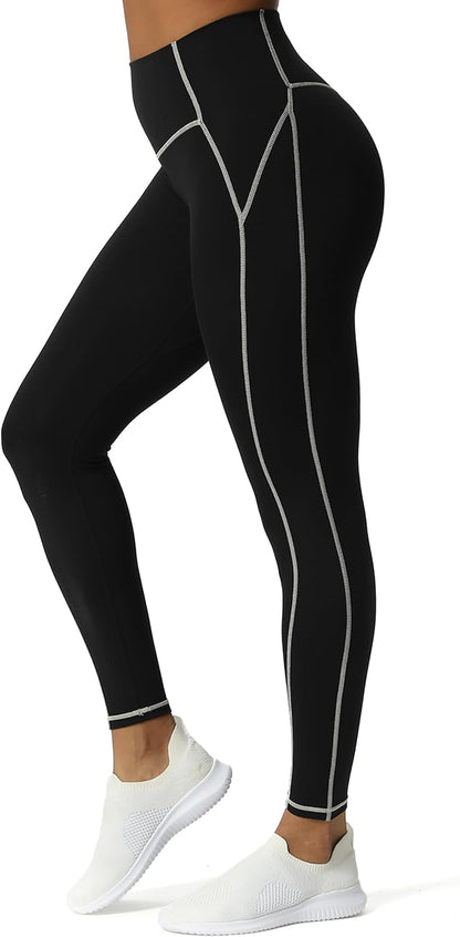 Workout Leggings for Women High Waisted Lexi Lined Exercise Athletic Gym Fitness Yoga Pants 26"