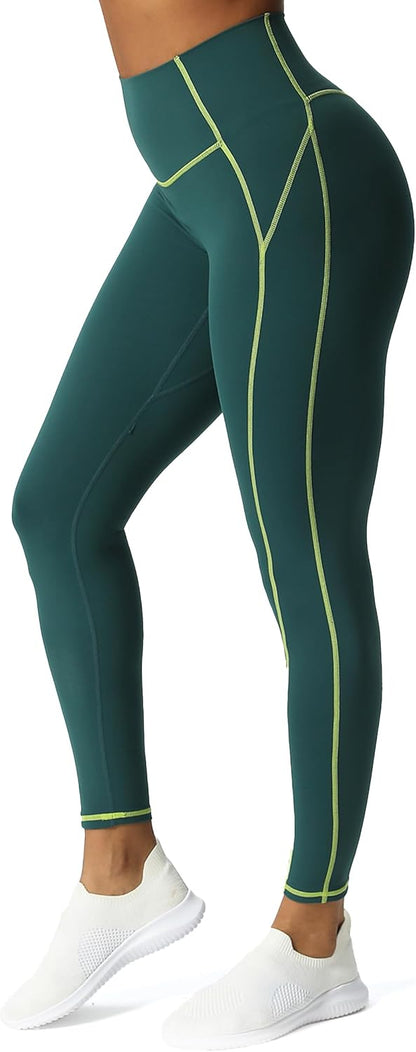 Workout Leggings for Women High Waisted Lexi Lined Exercise Athletic Gym Fitness Yoga Pants 26"