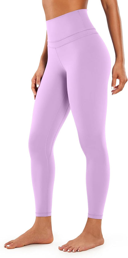 Workout Leggings 25'' - High Waist Yoga Training Tight Womens Pants