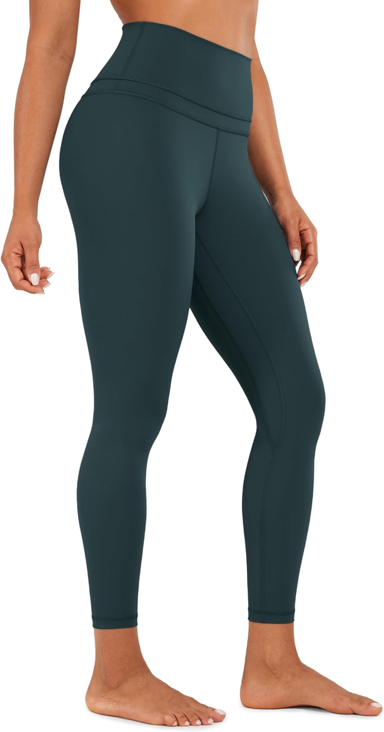 Workout Leggings 25'' - High Waist Yoga Training Tight Womens Pants