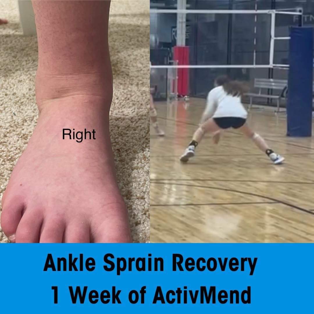 Ankle Sprain Recovery Patches – Helps Speed Up Ankle Sprain Healing & Reduce Swelling Fast | High-Potency Arnica Gel Relief Patch | 5 Patches