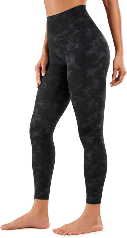 Workout Leggings 25'' - High Waist Yoga Training Tight Womens Pants