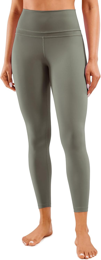 Workout Leggings 25'' - High Waist Yoga Training Tight Womens Pants