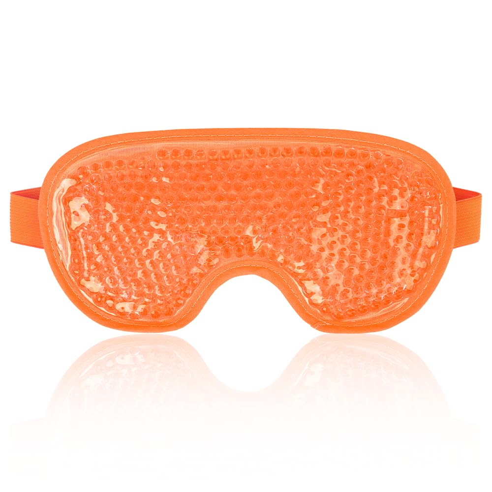 Cooling Eye Mask for Puffy Eyes, Cold Eye Mask Eye Ice Pack for After Eyes Surgery, Tension Stress Relief, Itchy Eyes, Headaches, Dark Circles - Blue