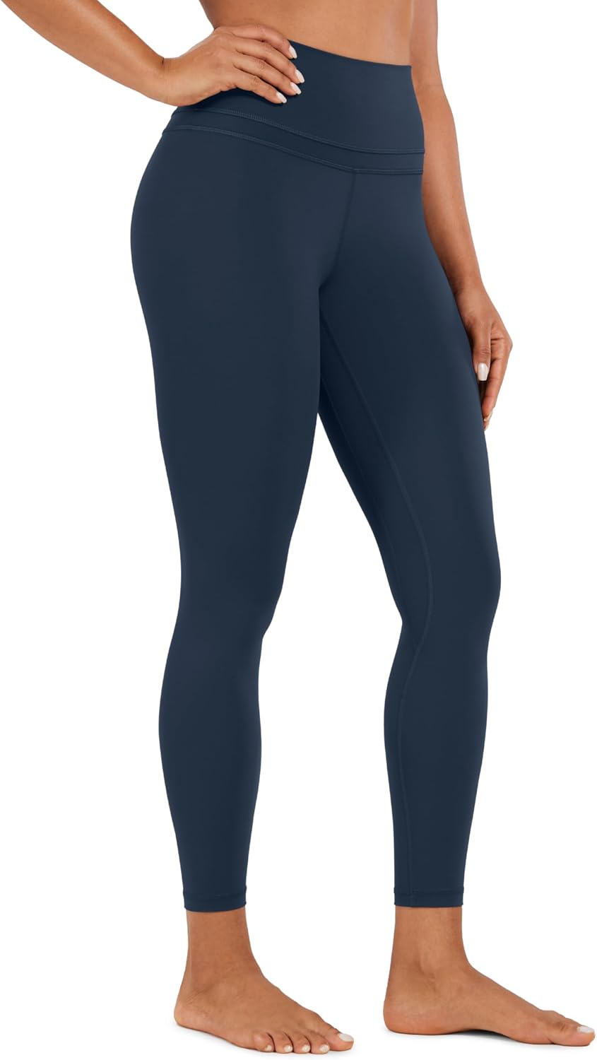 Workout Leggings 25'' - High Waist Yoga Training Tight Womens Pants