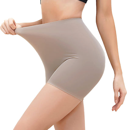 Thigh Shapewear for Women Tummy Control High Waist Seamless ShortsNude