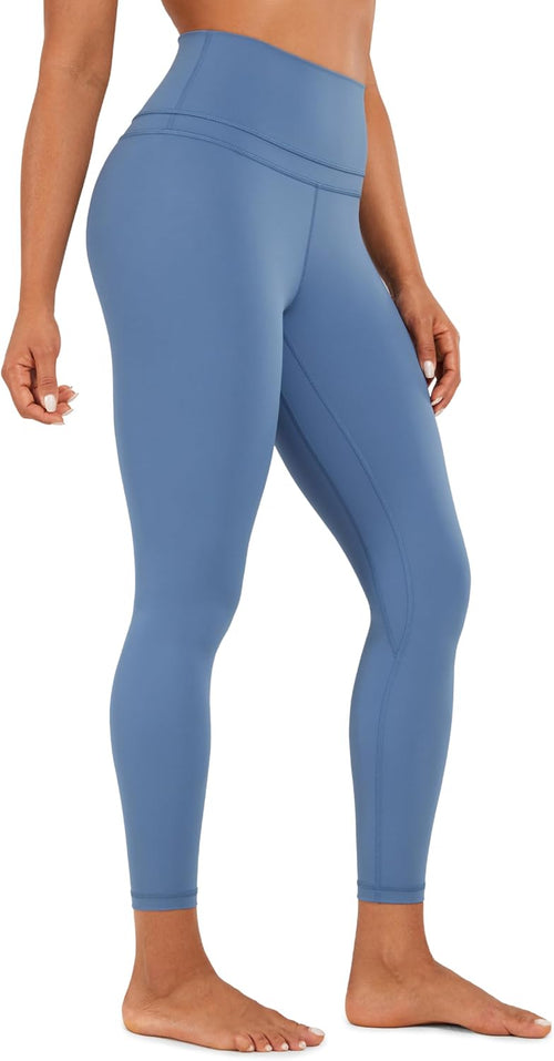 Workout Leggings 25'' - High Waist Yoga Training Tight Womens Pants