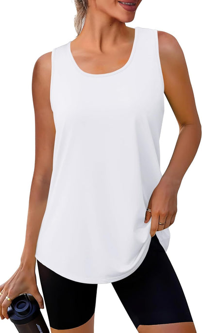 Women Summer Athletic Tank Tops Sleeveless Shirts Beach Lightweight Gym Clothes