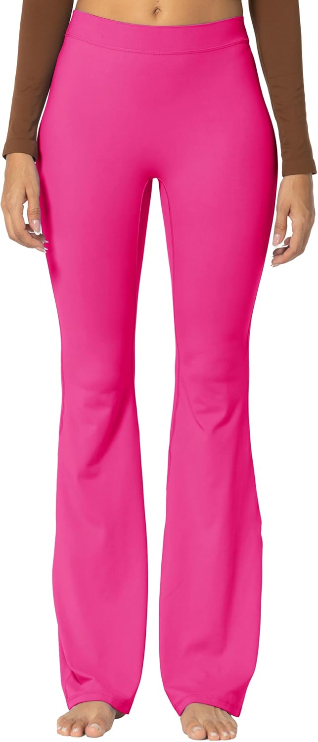 Leggings, Crossover Yoga Pants with Tummy Control, High-Waisted and Wide Leg