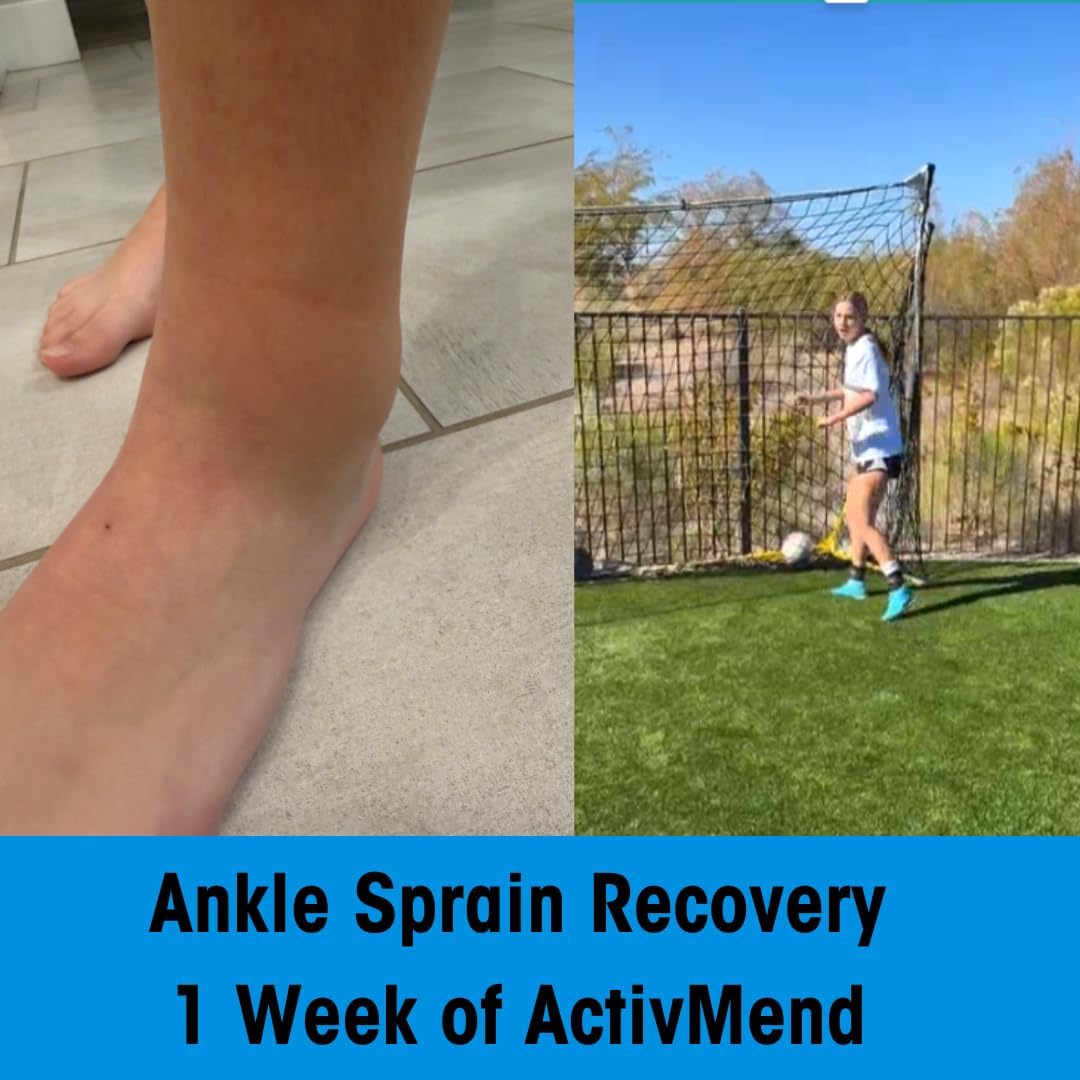 Ankle Sprain Recovery Patches – Helps Speed Up Ankle Sprain Healing & Reduce Swelling Fast | High-Potency Arnica Gel Relief Patch | 5 Patches
