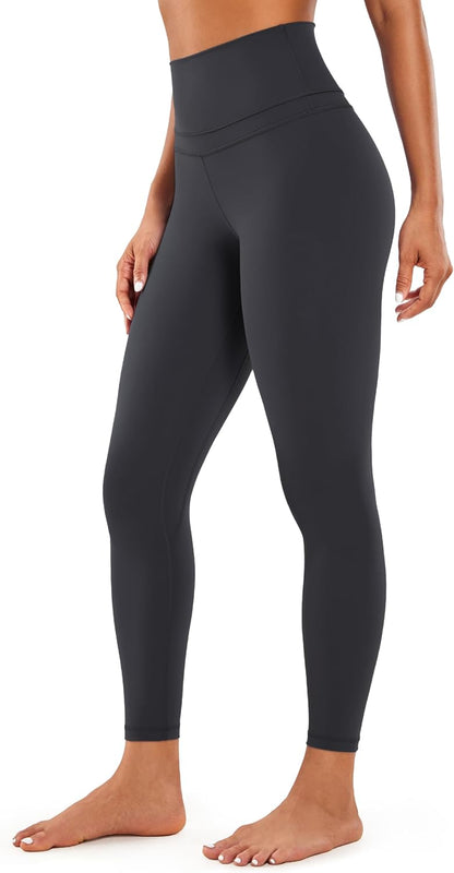 Workout Leggings 25'' - High Waist Yoga Training Tight Womens Pants