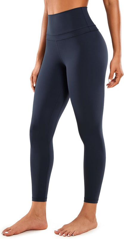 Workout Leggings 25'' - High Waist Yoga Training Tight Womens Pants