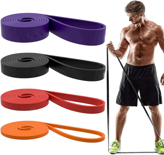 Resistance Bands, Pull Up Assist Bands - Workout Bands, Eexercise Bands, Long Resistance Bands Set for Working Out, Fitness, Training, Physical Therapy for Men Women