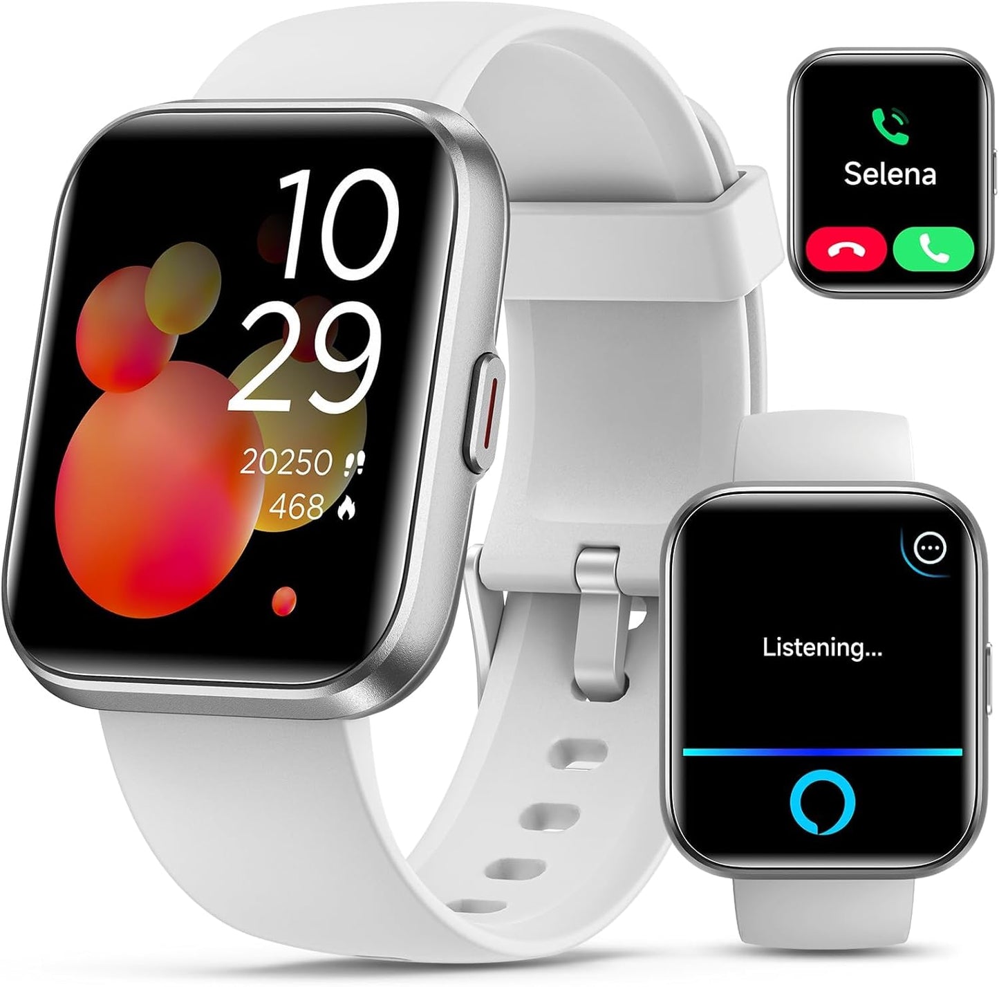 Women Smartwatch: 1.8" Alexa Built-in,Call Alerts, Heart Rate/Sleep Monitor,120 Sports Modes, Waterproof