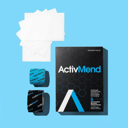 Ankle Sprain Recovery Patches – Helps Speed Up Ankle Sprain Healing & Reduce Swelling Fast | High-Potency Arnica Gel Relief Patch | 5 Patches