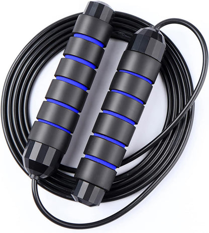 Jump Rope,Jump Ropes for Fitness for Women Men and Kids,Speed Jumping Rope for Workout with Ball Bearings,Adjustable Skipping Rope for Exercise&Slim Body at Home School Gym