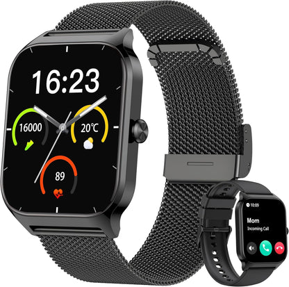 Smart Watch Women, Calls/BloodPressure/100+ Sports SmartwatchWoman, Respiratory Rate Heart RateBlood Oxygen Sleep, Watch Android iOS