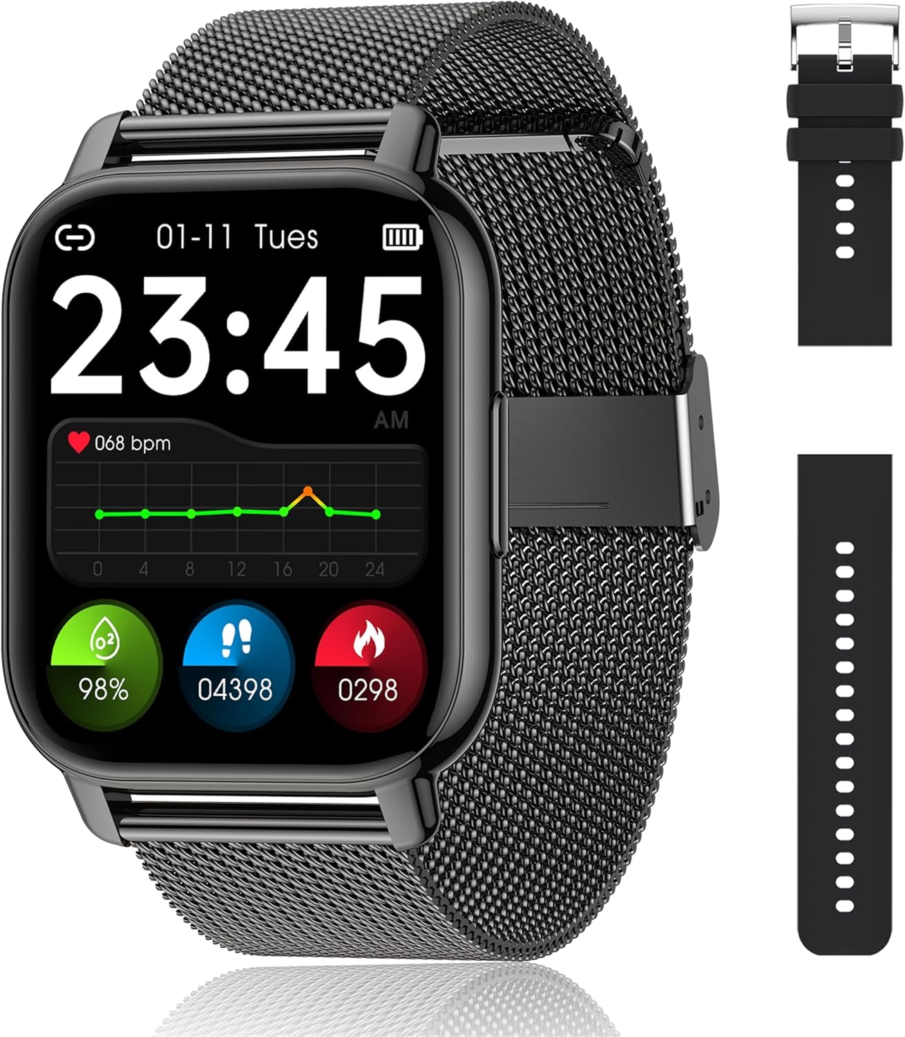 Smart Watch Women, Calls/BloodPressure/100+ Sports SmartwatchWoman, Respiratory Rate Heart RateBlood Oxygen Sleep, Watch Android iOS