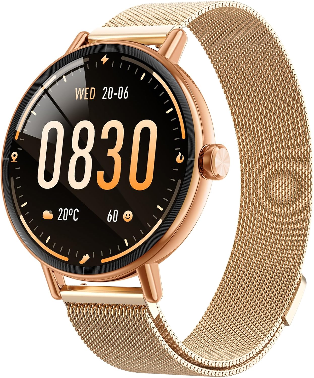 Women Smart Watch: 1.57" Call AnswerFitness Tracker with Heart Rate & SpO2,IP68, 2 Bands