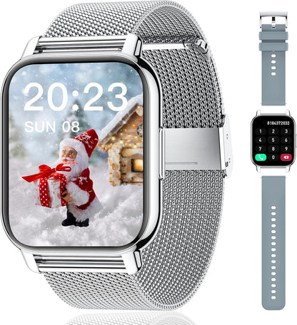 Smart Watch Women, Calls/BloodPressure/100+ Sports SmartwatchWoman, Respiratory Rate Heart RateBlood Oxygen Sleep, Watch Android iOS
