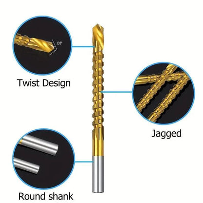 🔥 Titanium Drill Bit Set – 100% Tougher & Longer Lasting! 🔩
