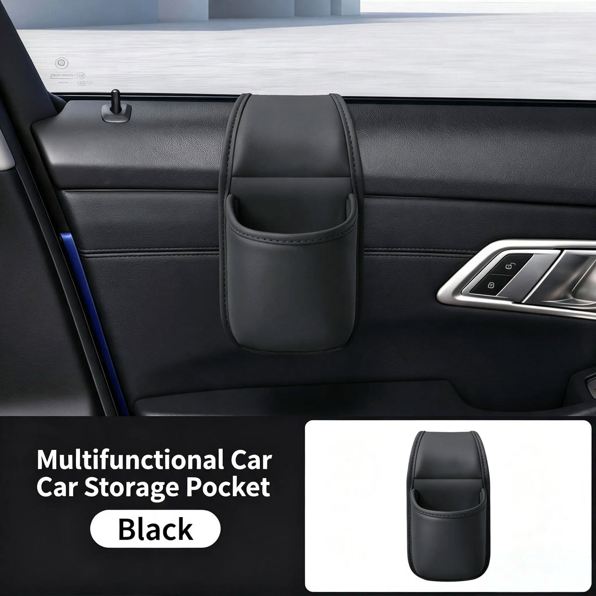 👜Leather Door Side Organizer For Phones, Keys & Everyday Essentials📱