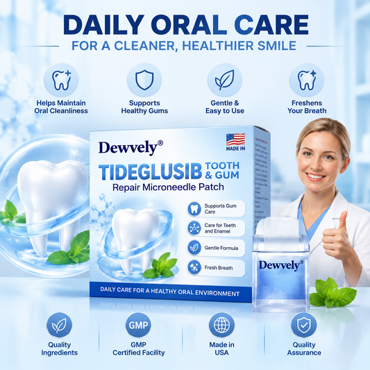 Dewvely® Tideglusib Oral Strips – Daily Tooth & Gum Care Formula