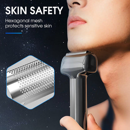 🔥 Last Day 50% OFF — Men's Rechargeable Foil Shaver | Close, Smooth Wet & Dry Shaving