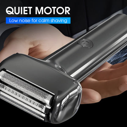 🔥 Last Day 50% OFF — Men's Rechargeable Foil Shaver | Close, Smooth Wet & Dry Shaving