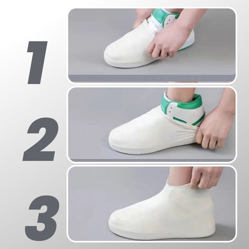 Waterproof Rain Shoe Cover – Non-slip sole & easy on/off – Reusable, perfect for wet weather or muddy walks – fits most shoes